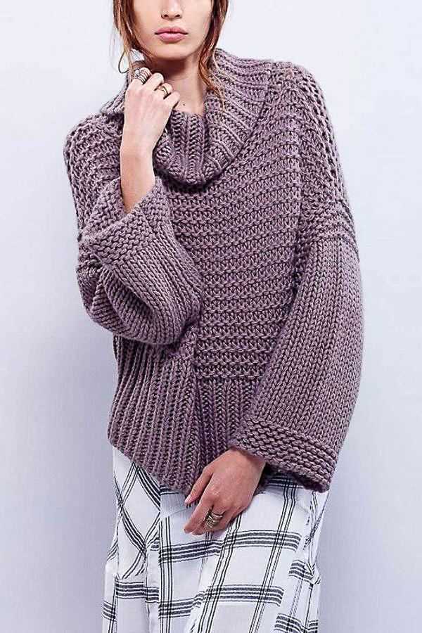 Drop shoulder cardigan knitting pattern free
