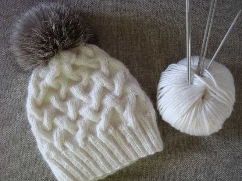 Knit hat pattern 5 weight yarn