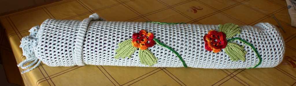 Yoga mat bag knitting pattern