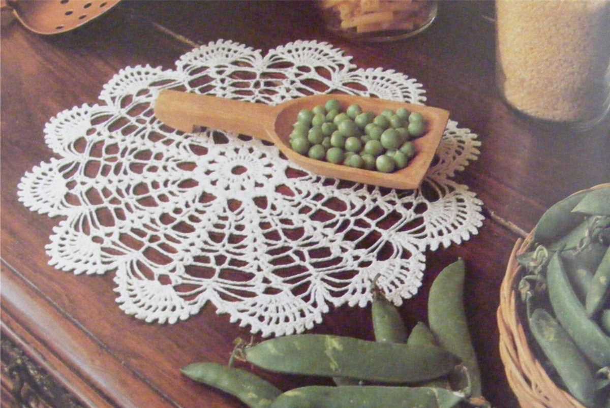 Table mat knitting pattern