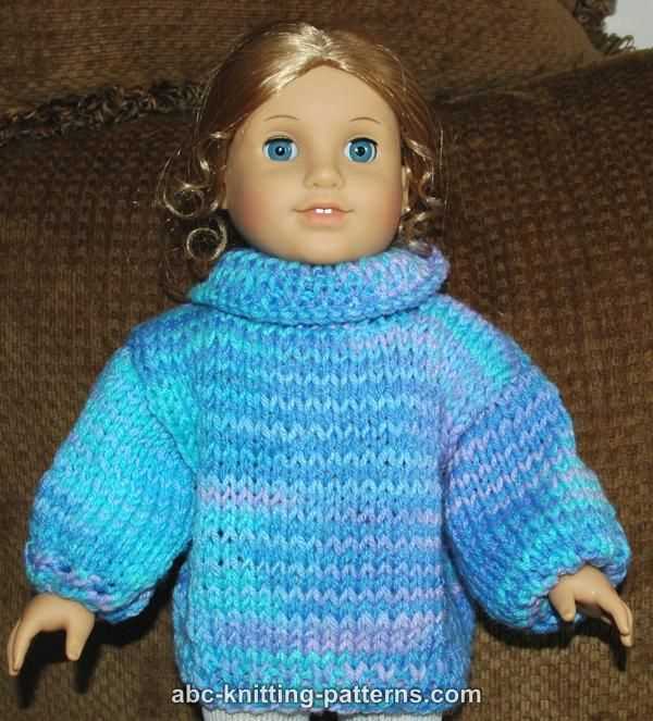 Basic doll knitting pattern