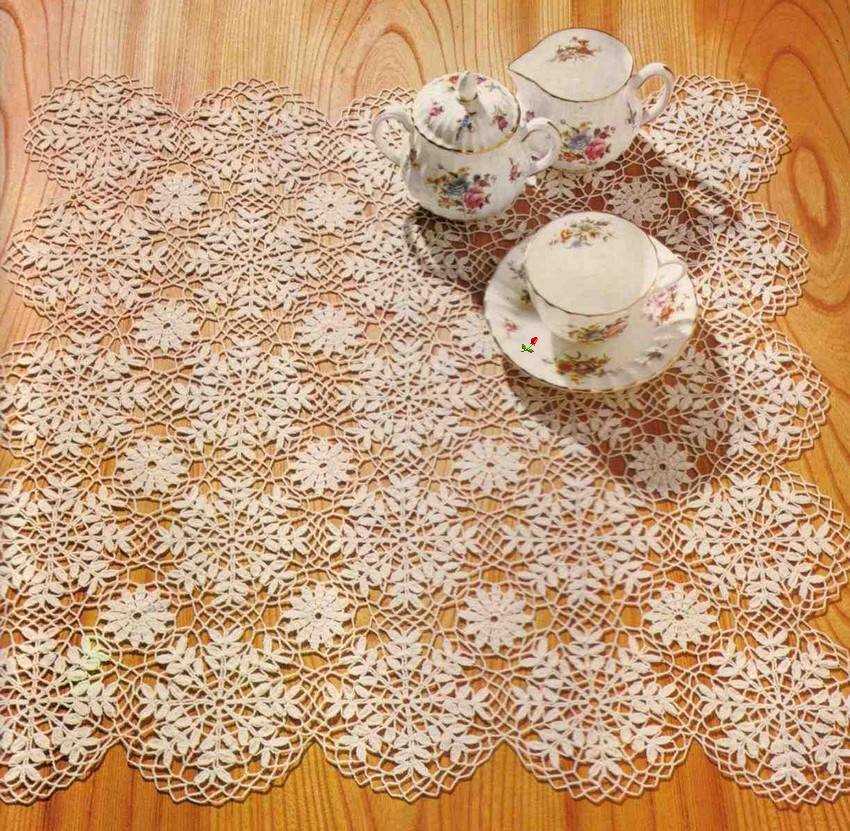 Table mat knitting pattern