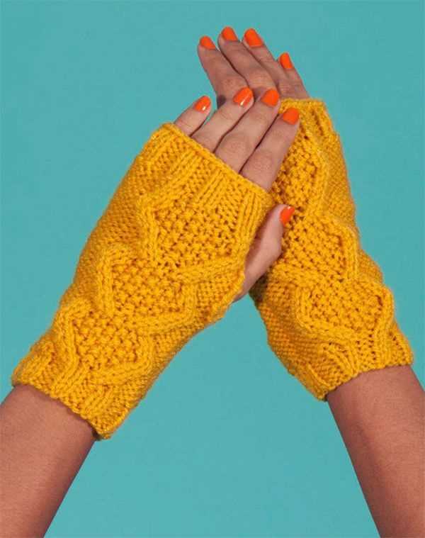 Free knitted gloves pattern