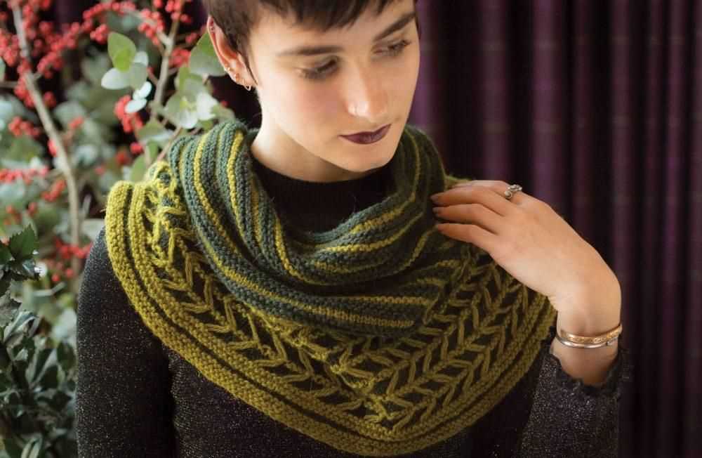 Cowl scarf knitting pattern