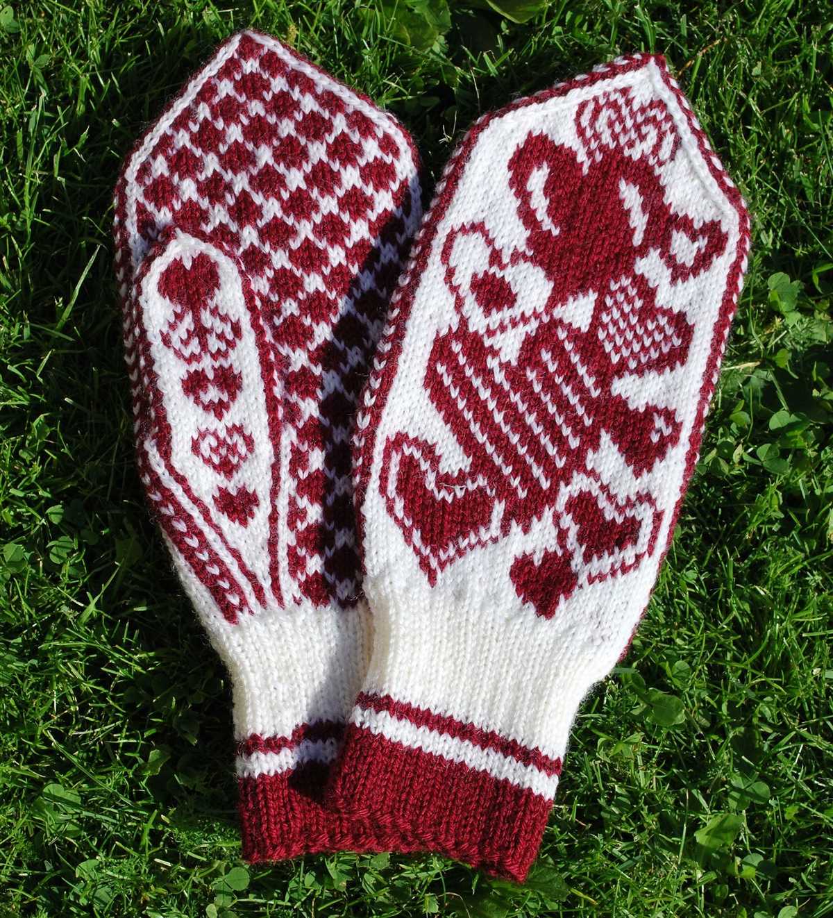 Knit mittens pattern free