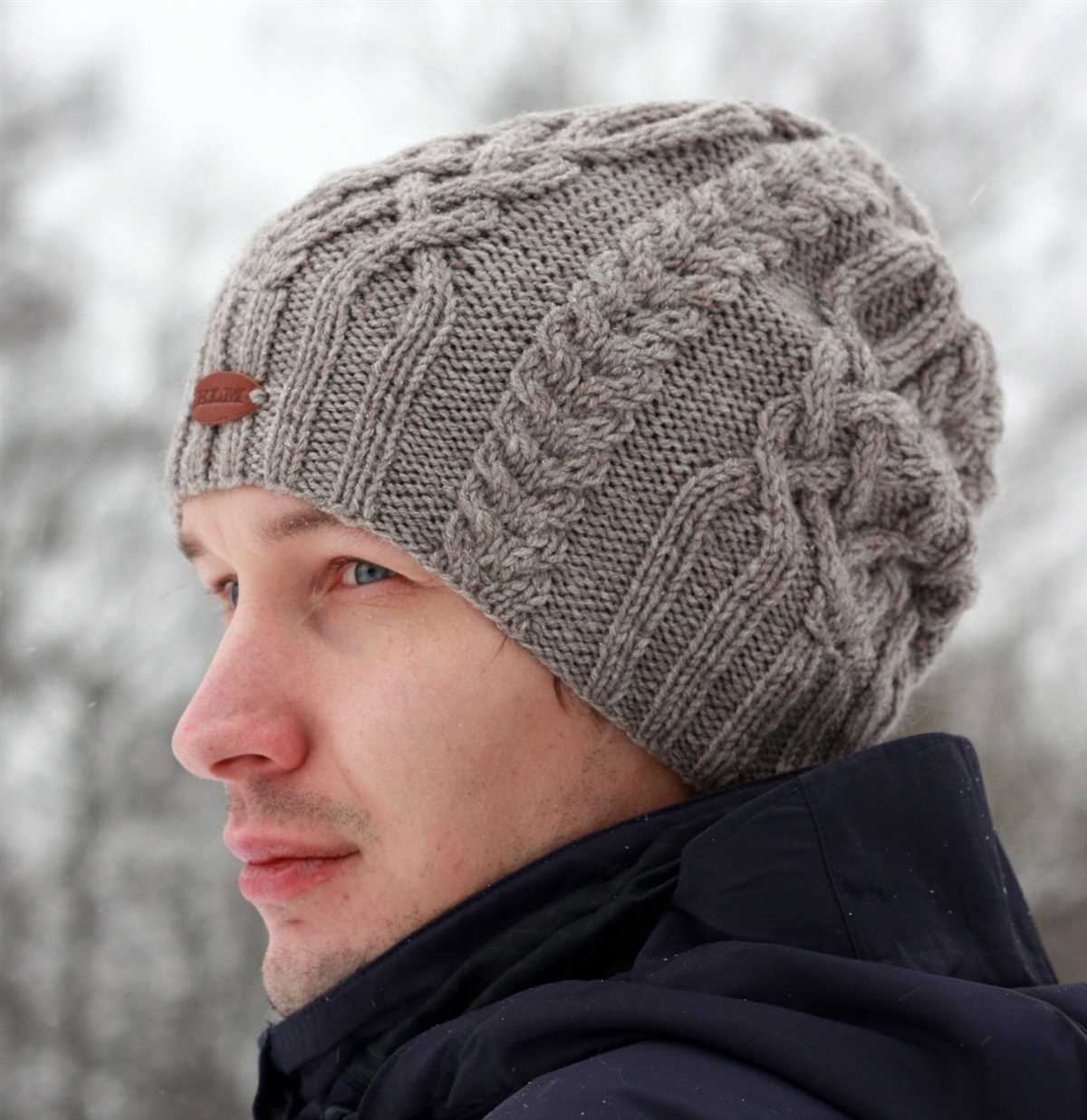 Free knitting patterns for men's winter hats