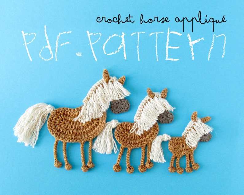 Knit horse pattern
