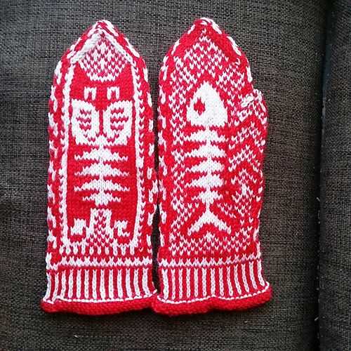 Easiest mitten knitting pattern ever