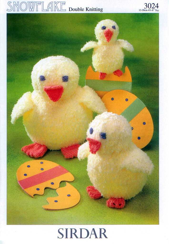 Easter chick knitting pattern
