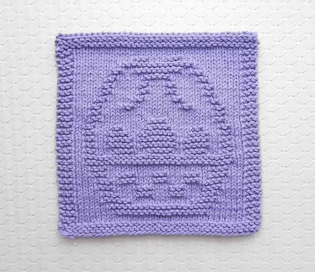 Easter knit dishcloth patterns