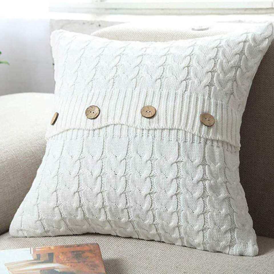 Easy cable knit throw pattern