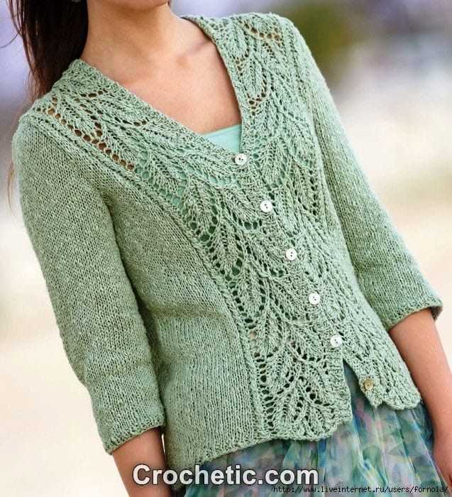 Easy cardigan knitting pattern for beginners