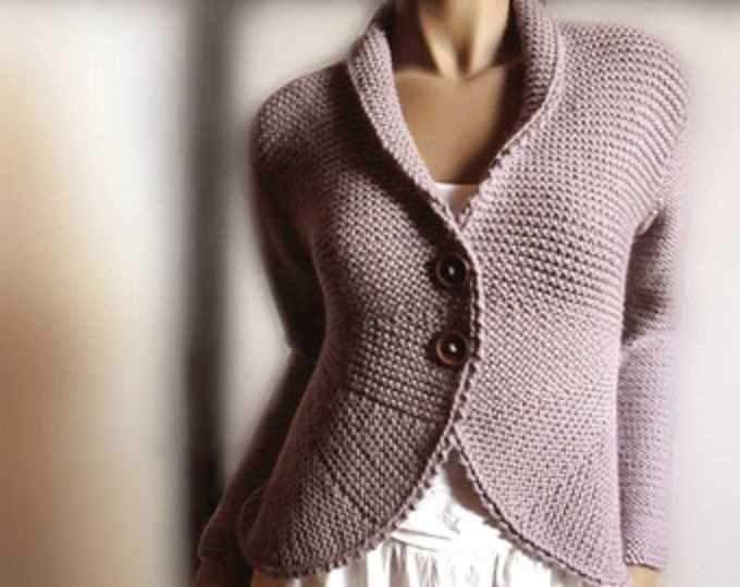 Easy cardigan knitting pattern