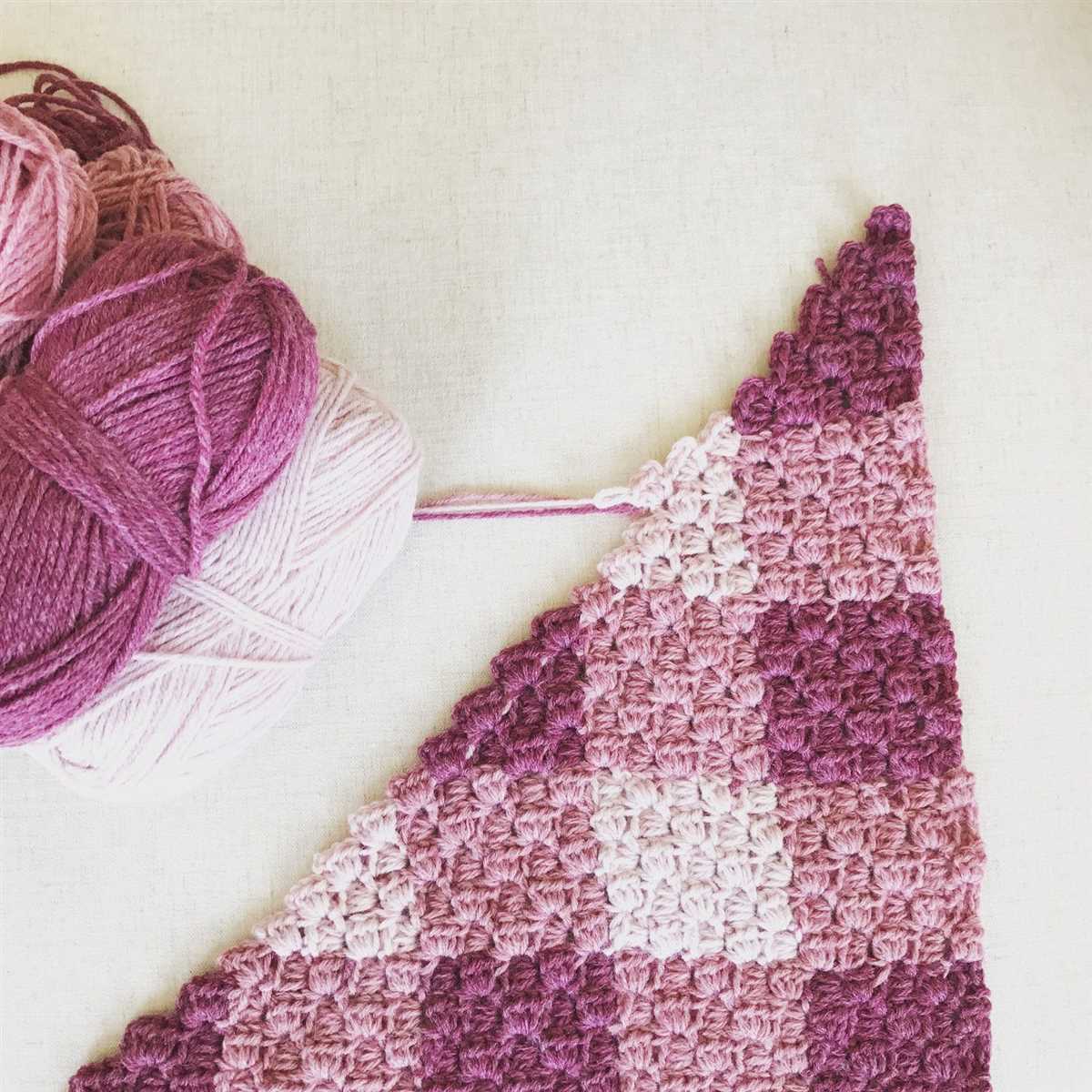 Easy corner to corner knit baby blanket pattern