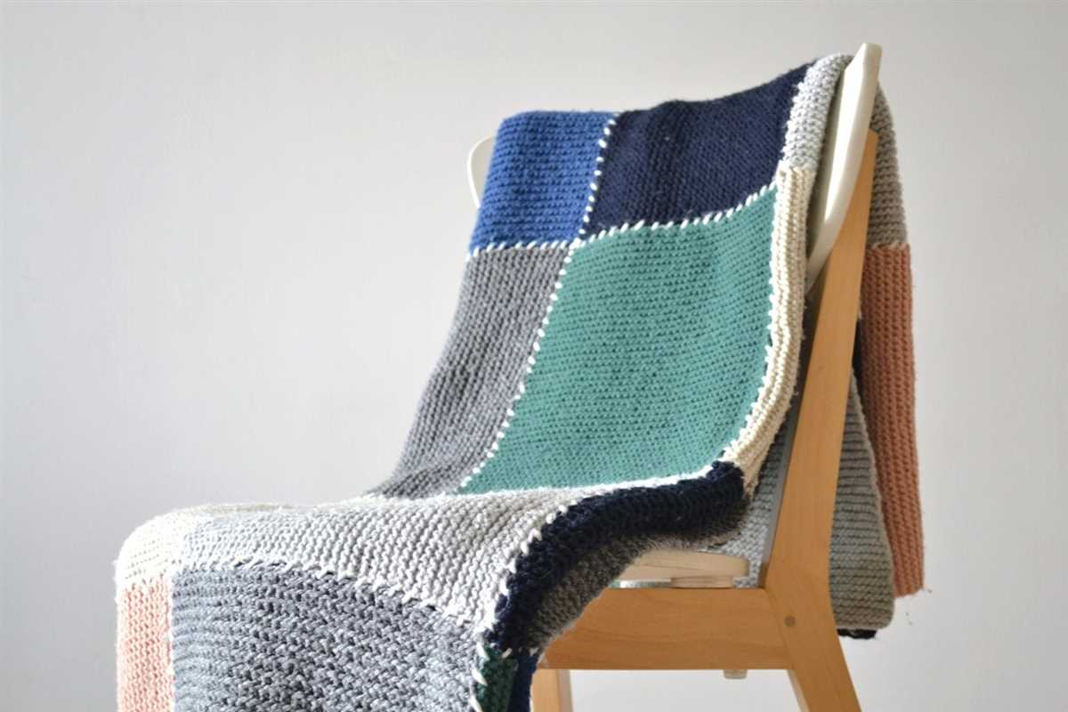 Easy knit blanket free pattern
