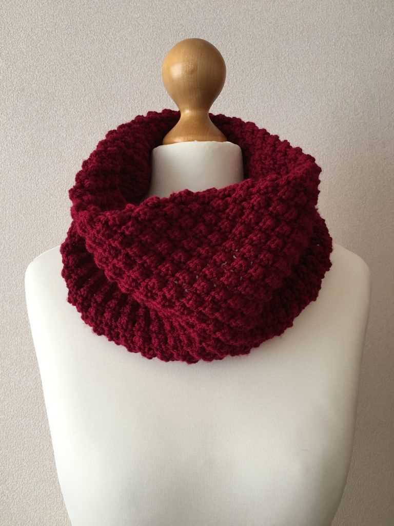 Easy knit cowl pattern
