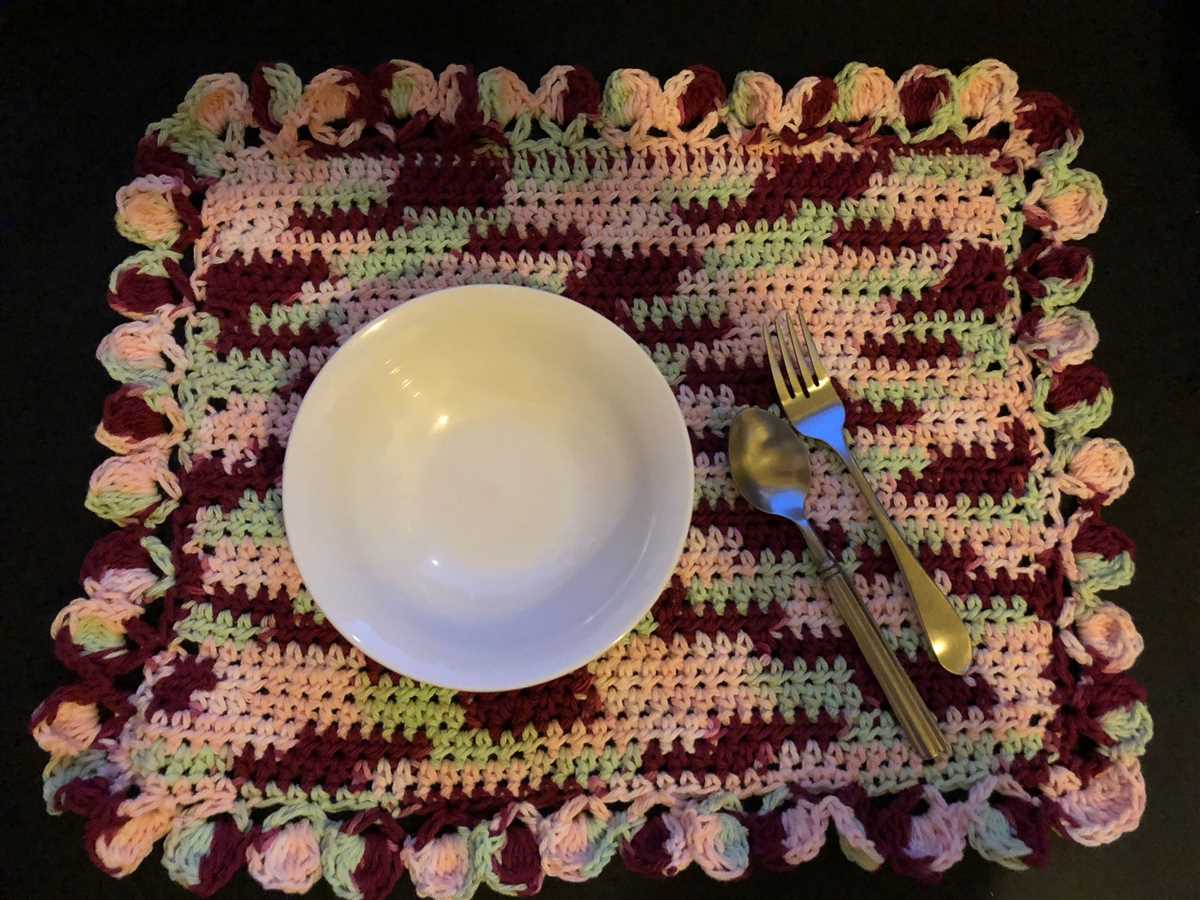 Easy knit placemat patterns