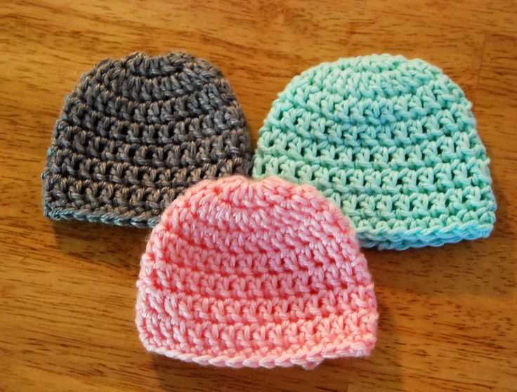 Easy knit preemie hat pattern