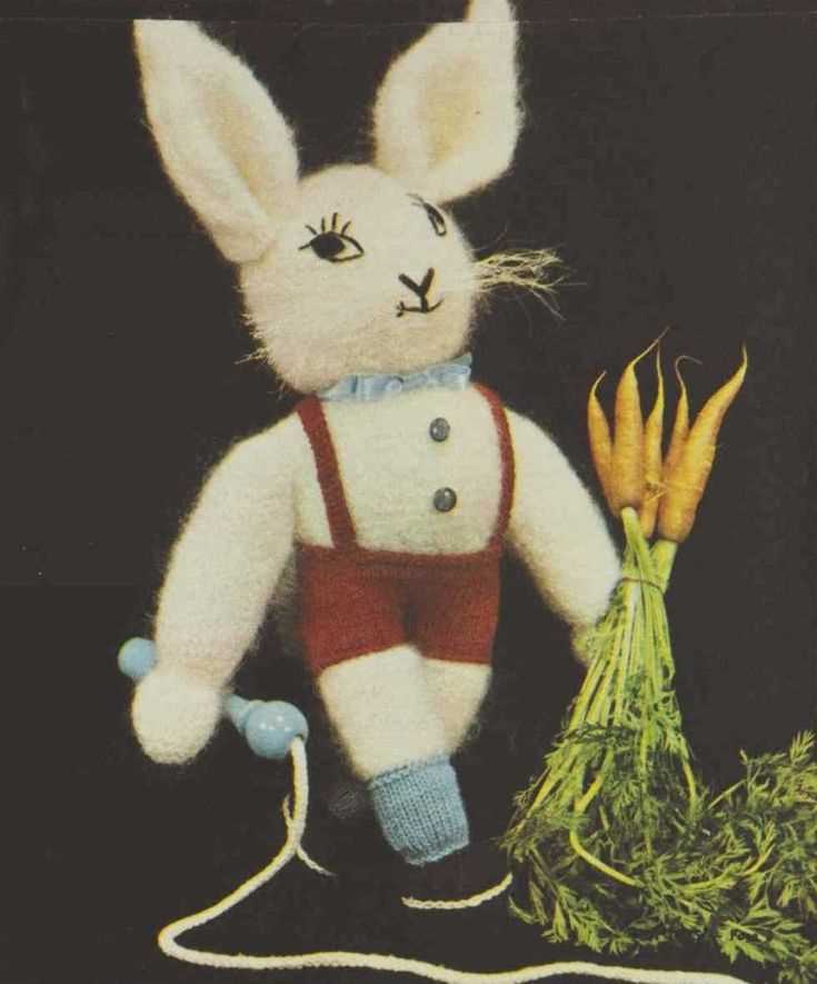 Easy knit rabbit pattern