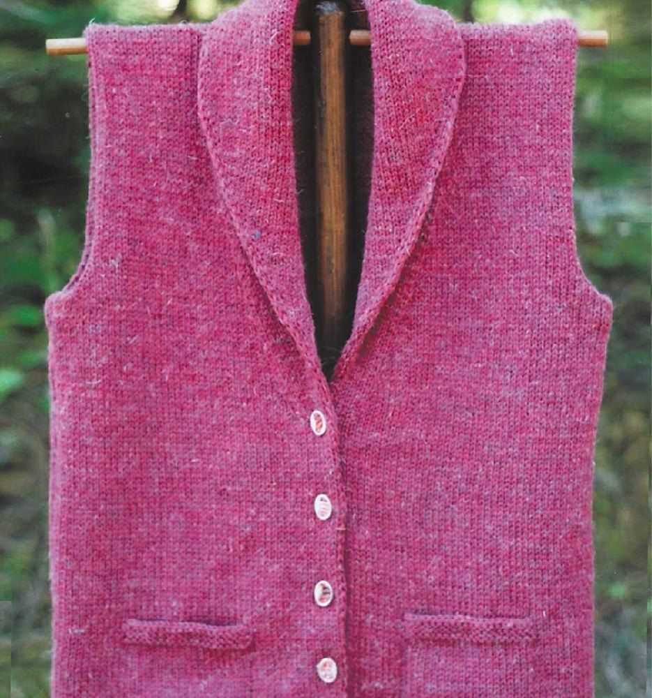Easy knit vest free pattern