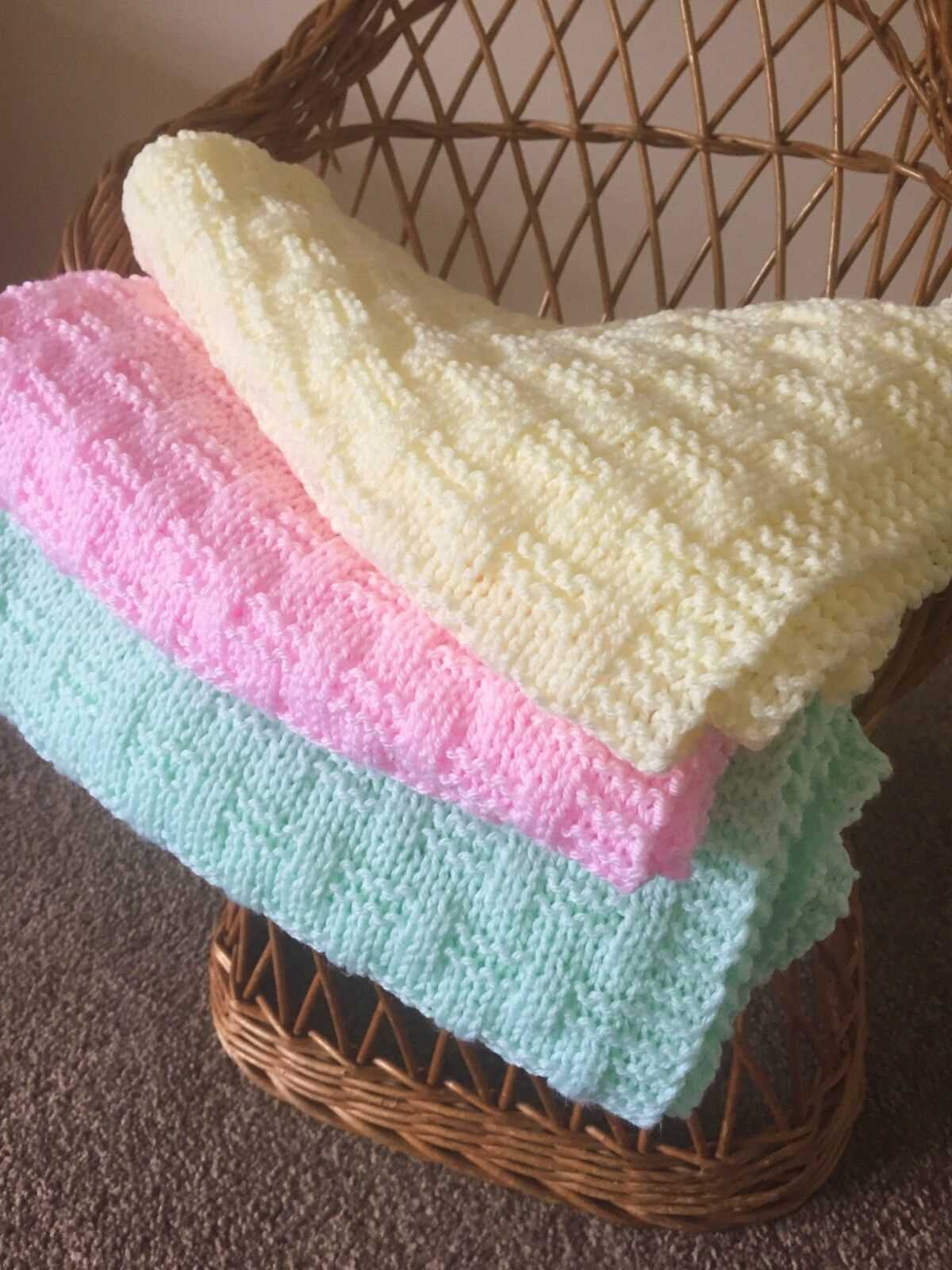 Easy knitted baby blanket patterns