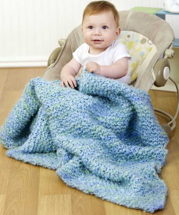 Easy knitting patterns for baby blankets