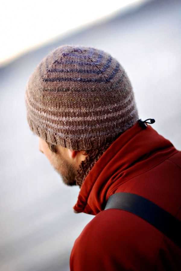 Easy men's knitted hat pattern free