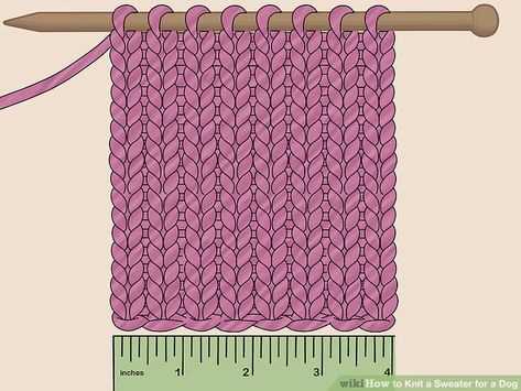 Easy pattern for knitted dog sweater