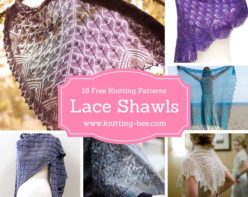 Easy shawl pattern knit