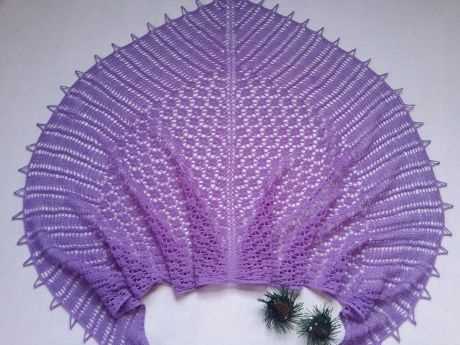 Easy shawl pattern knit