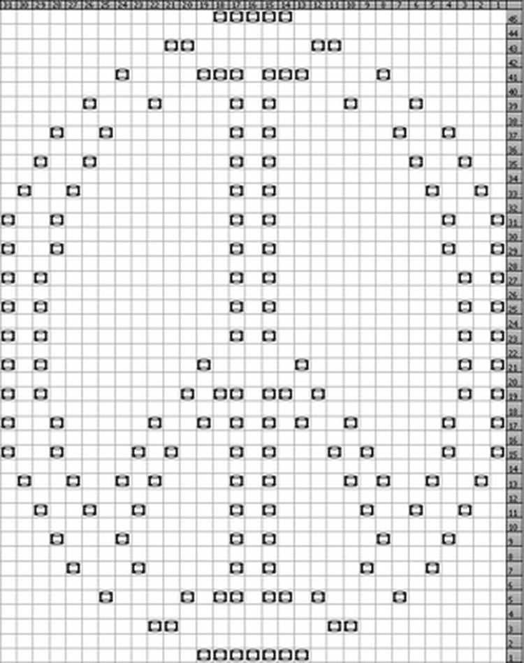 Easy to read knitting patterns