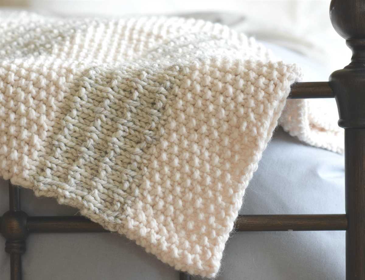 Easy cable knit throw pattern