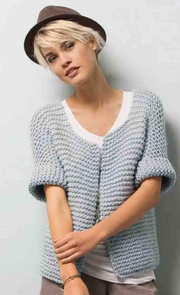 Easy cardigan knitting pattern for beginners