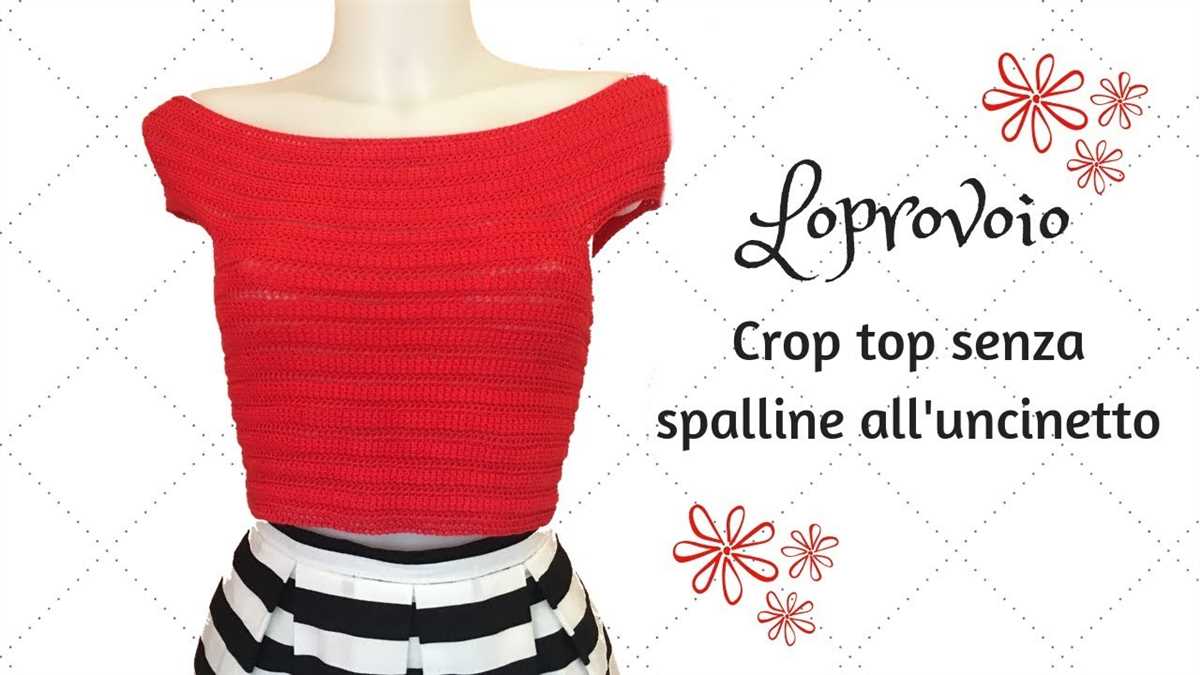 Easy crop top knitting pattern