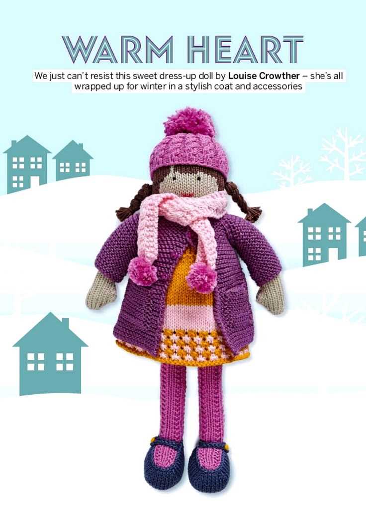 Easy doll knitting patterns free