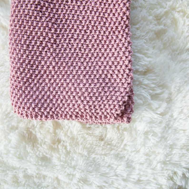 Easy heirloom knit blanket pattern