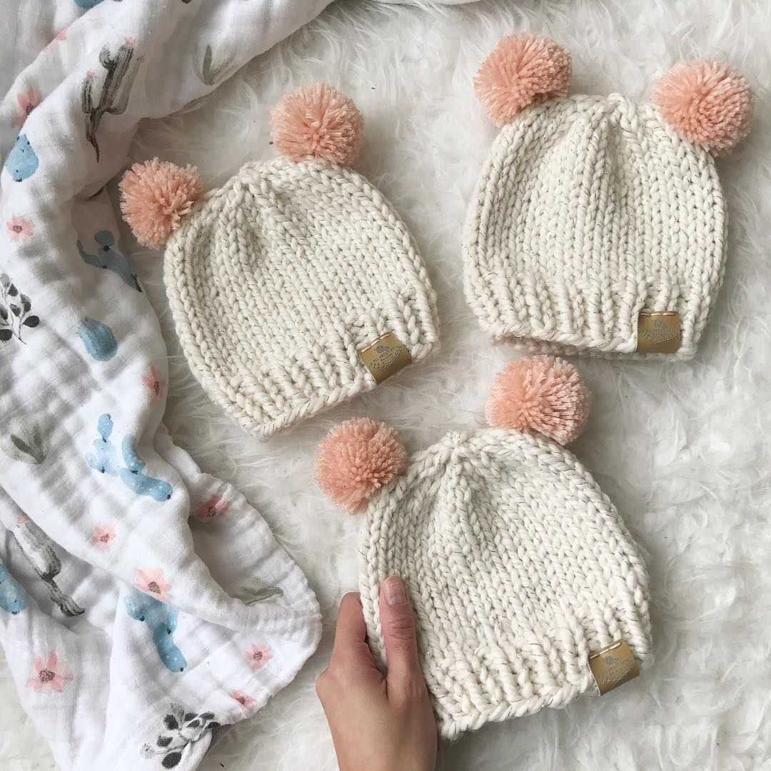 Easy knit baby hat pattern