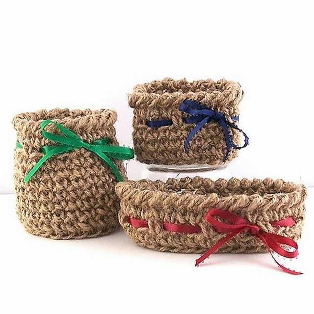 Easy knit basket pattern