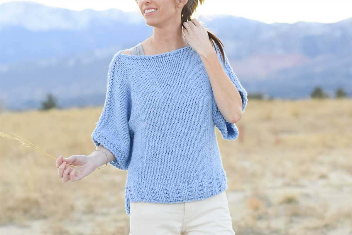 Easy knit jumper pattern