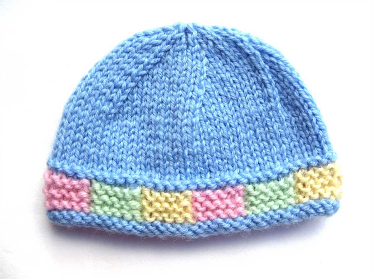 Easy knit preemie hat pattern