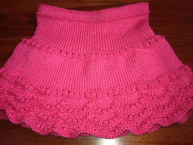 Easy knit skirt pattern