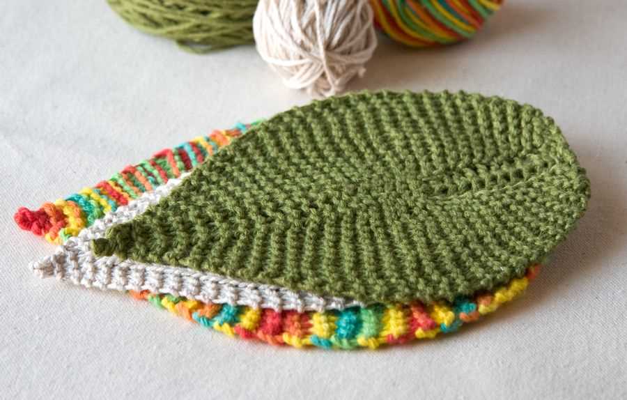 Easy knitting patterns cotton yarn