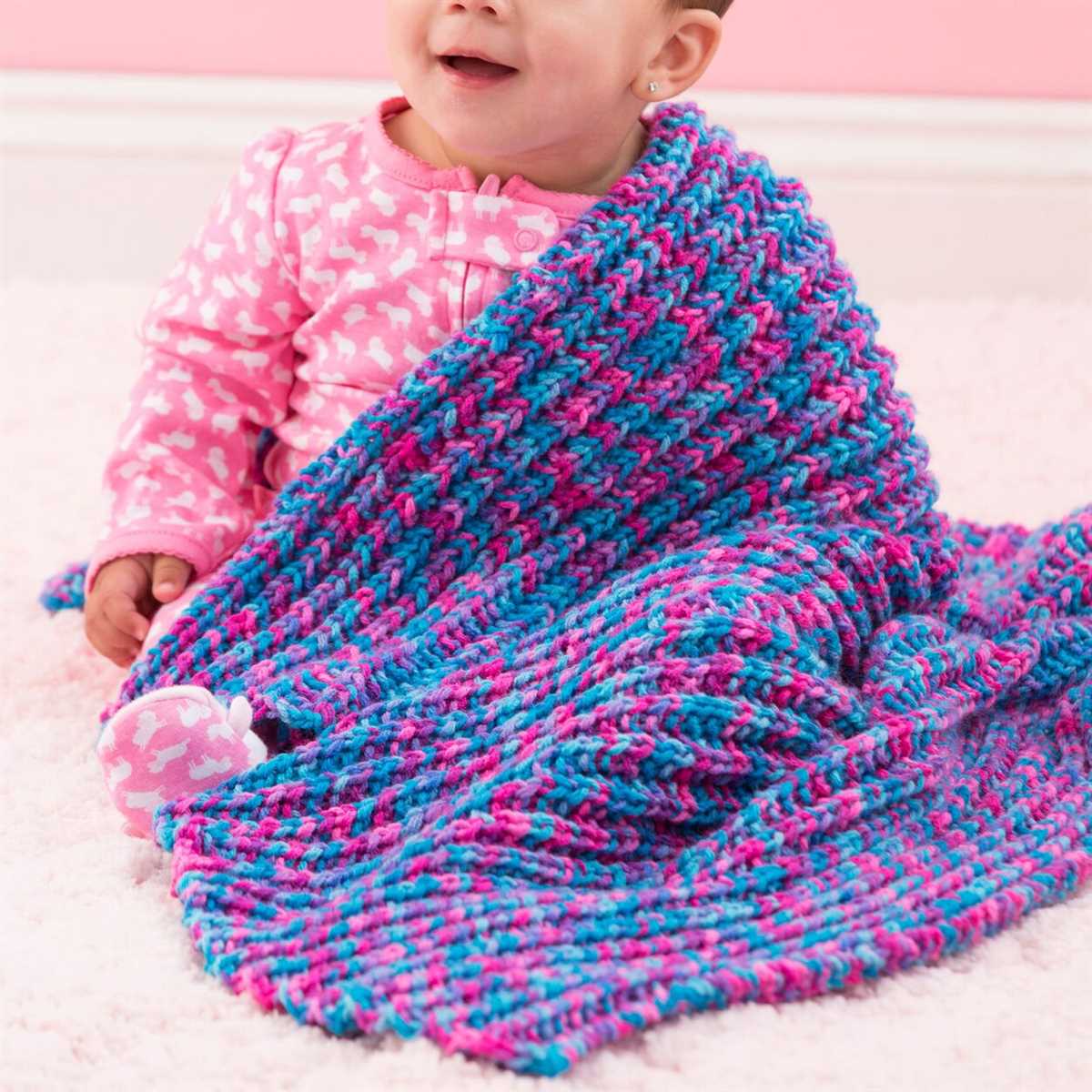 Easy knitting patterns for baby blankets