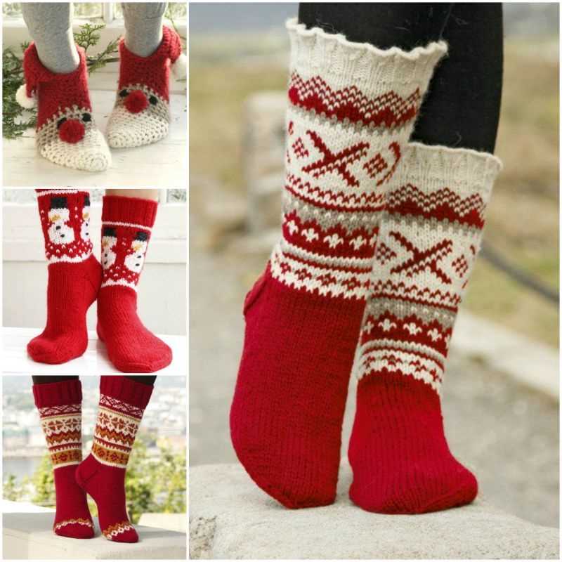 Long sock knitting pattern