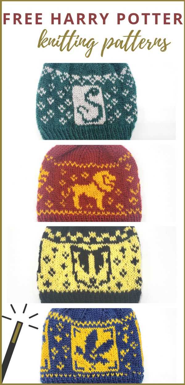 Ravenclaw hat knitting pattern