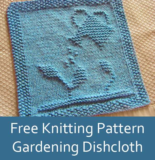Free knitted washcloths pattern