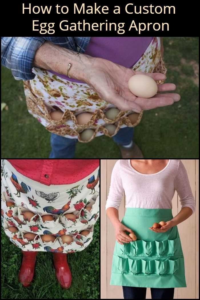 Egg apron knitting pattern
