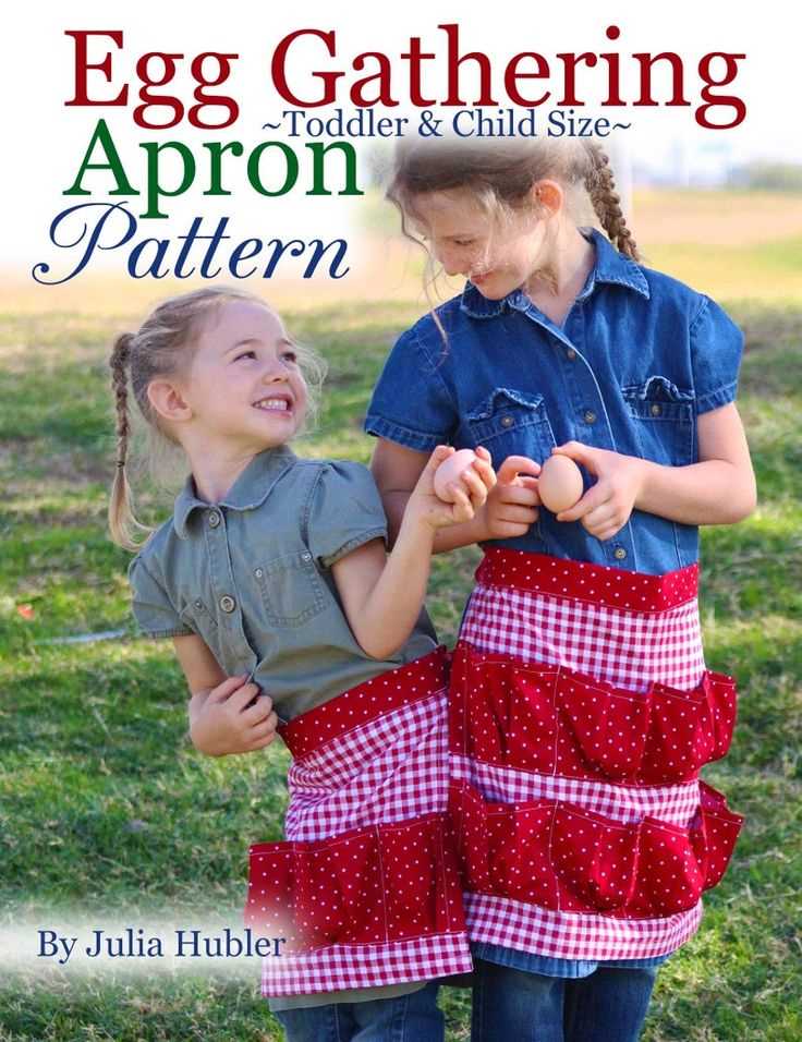 Egg apron knitting pattern
