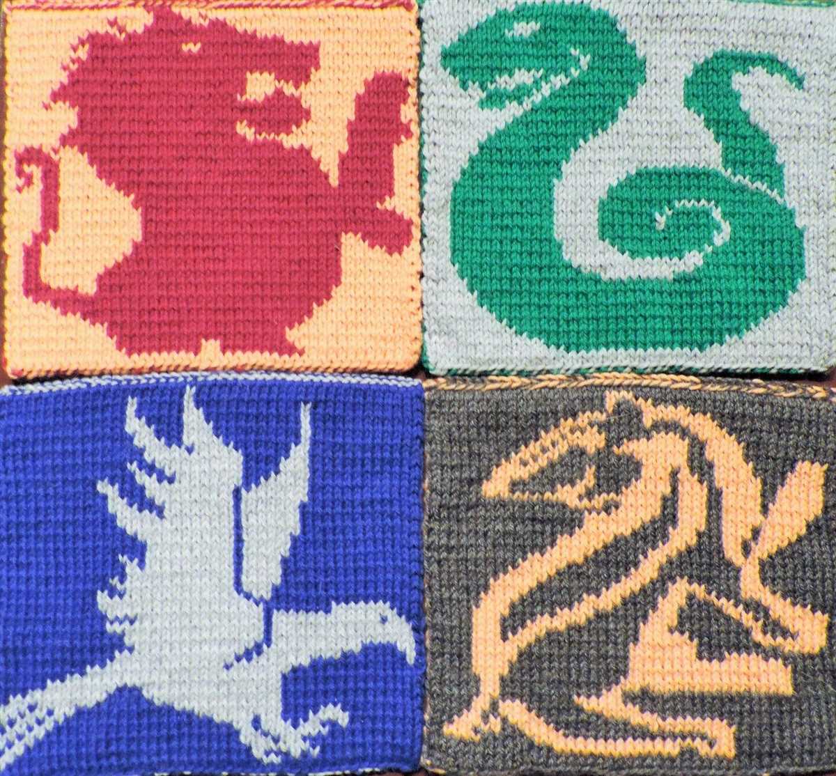 Slytherin hat knitting pattern