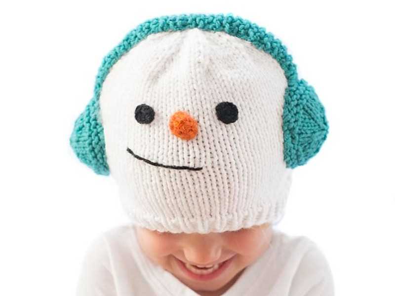 Childs christmas hat knitting pattern